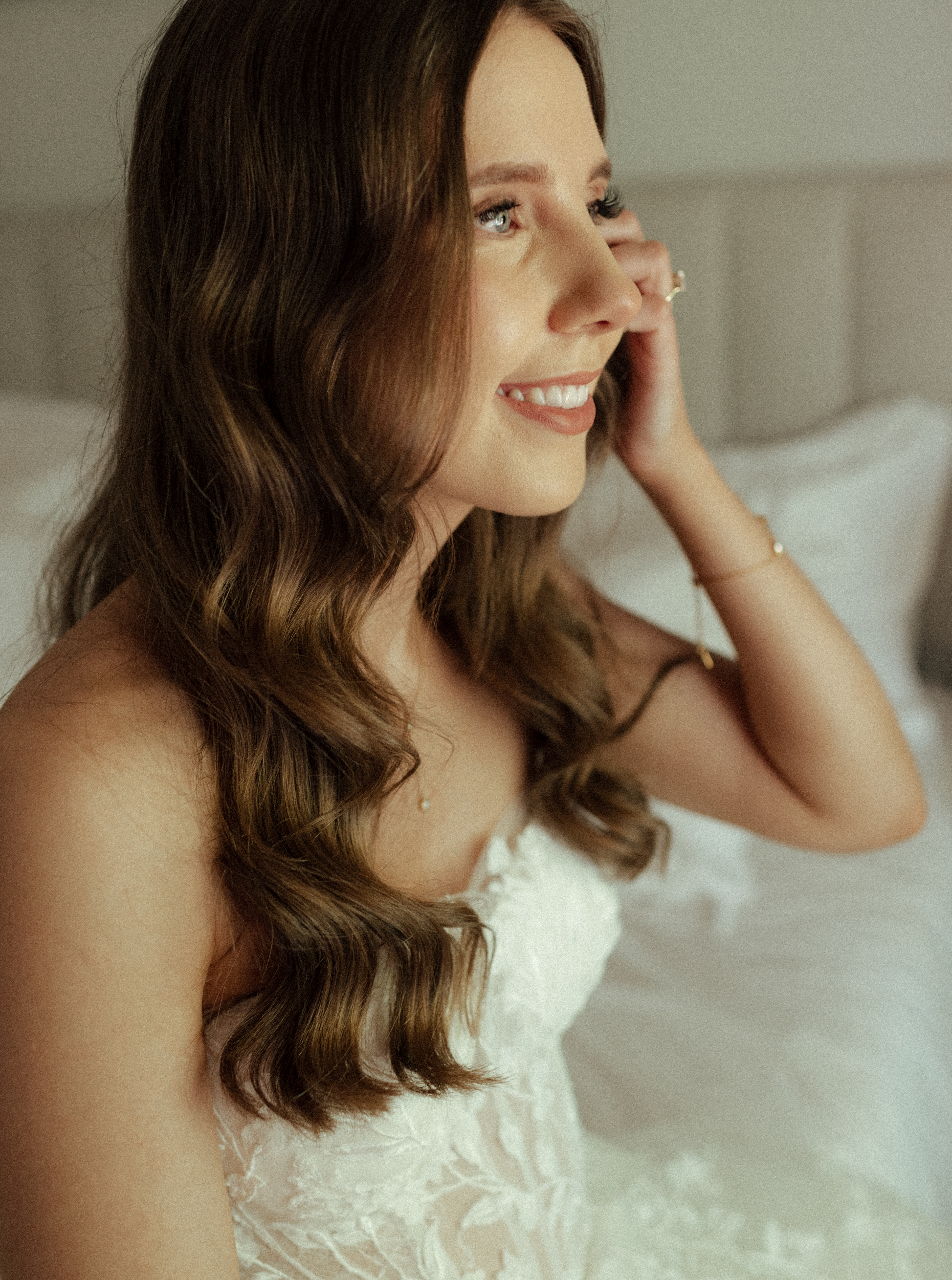Happy bride